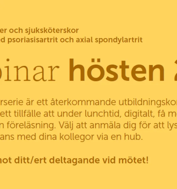 Webinar hösten