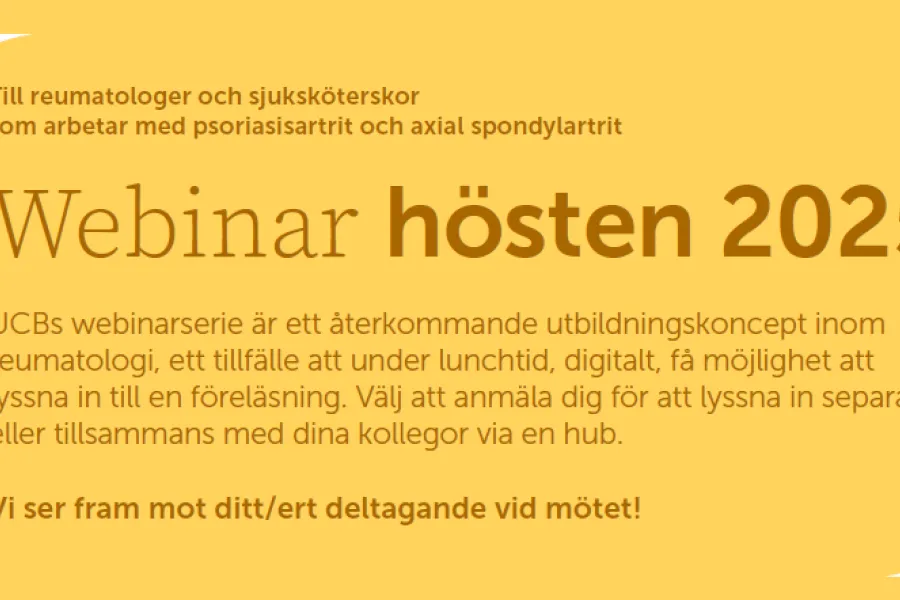 Webinar hösten